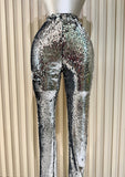 Silver Spandex Pant
