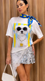 White Dog lace