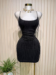 Black sequin Dress