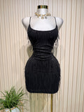 Black sequin Dress