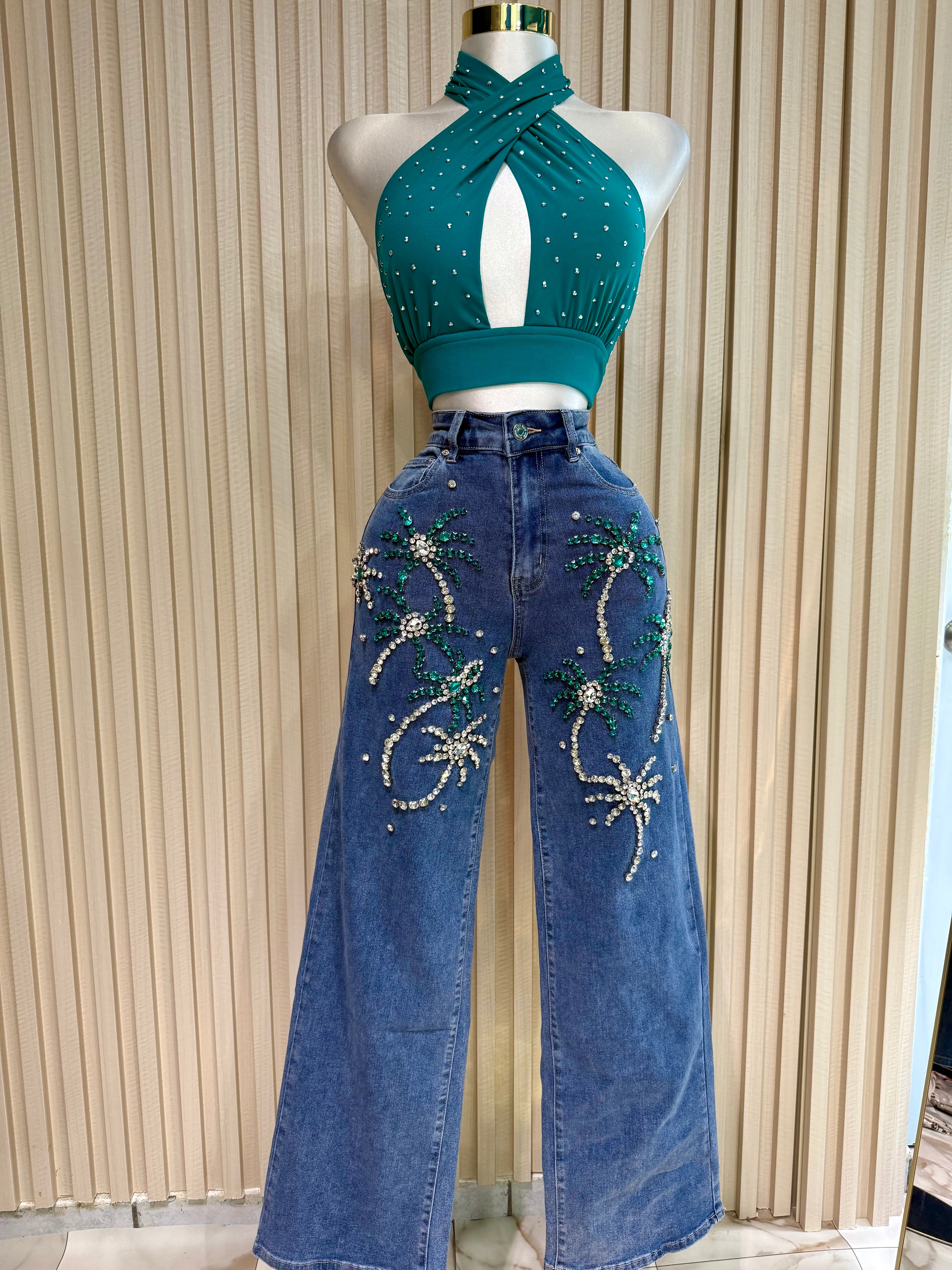 Palm Denim (Small)