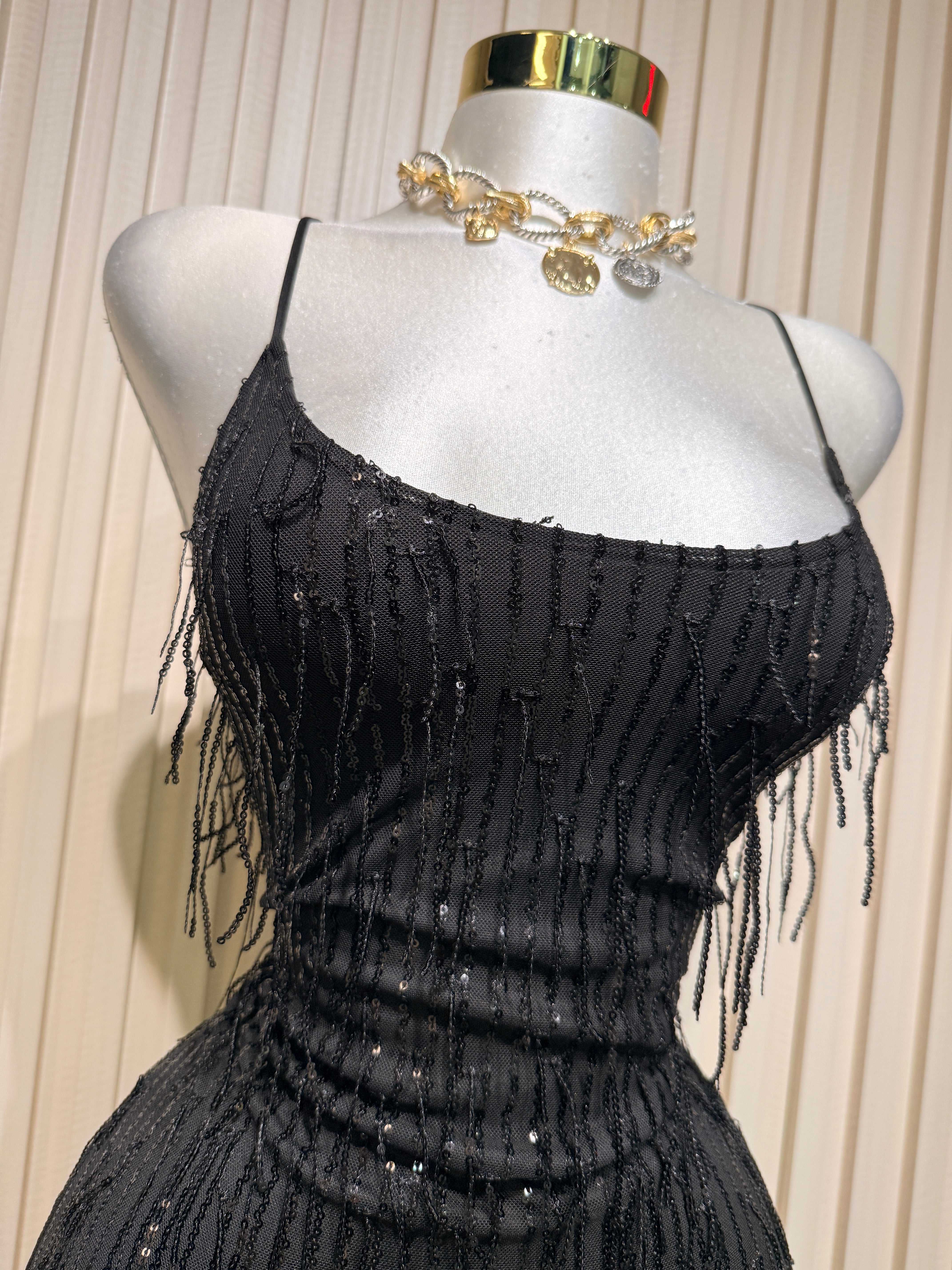 Black sequin Dress