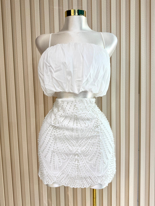 White Pearl Skirt
