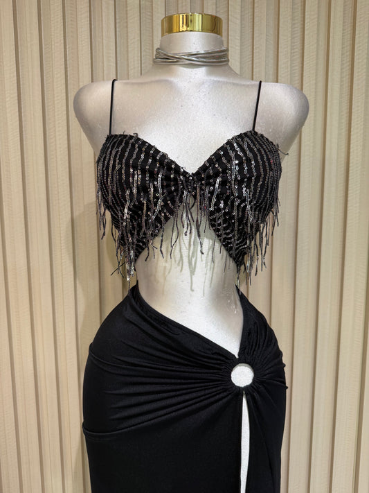 Sequin Tube Top