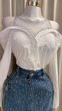 Sequin Details Blouse