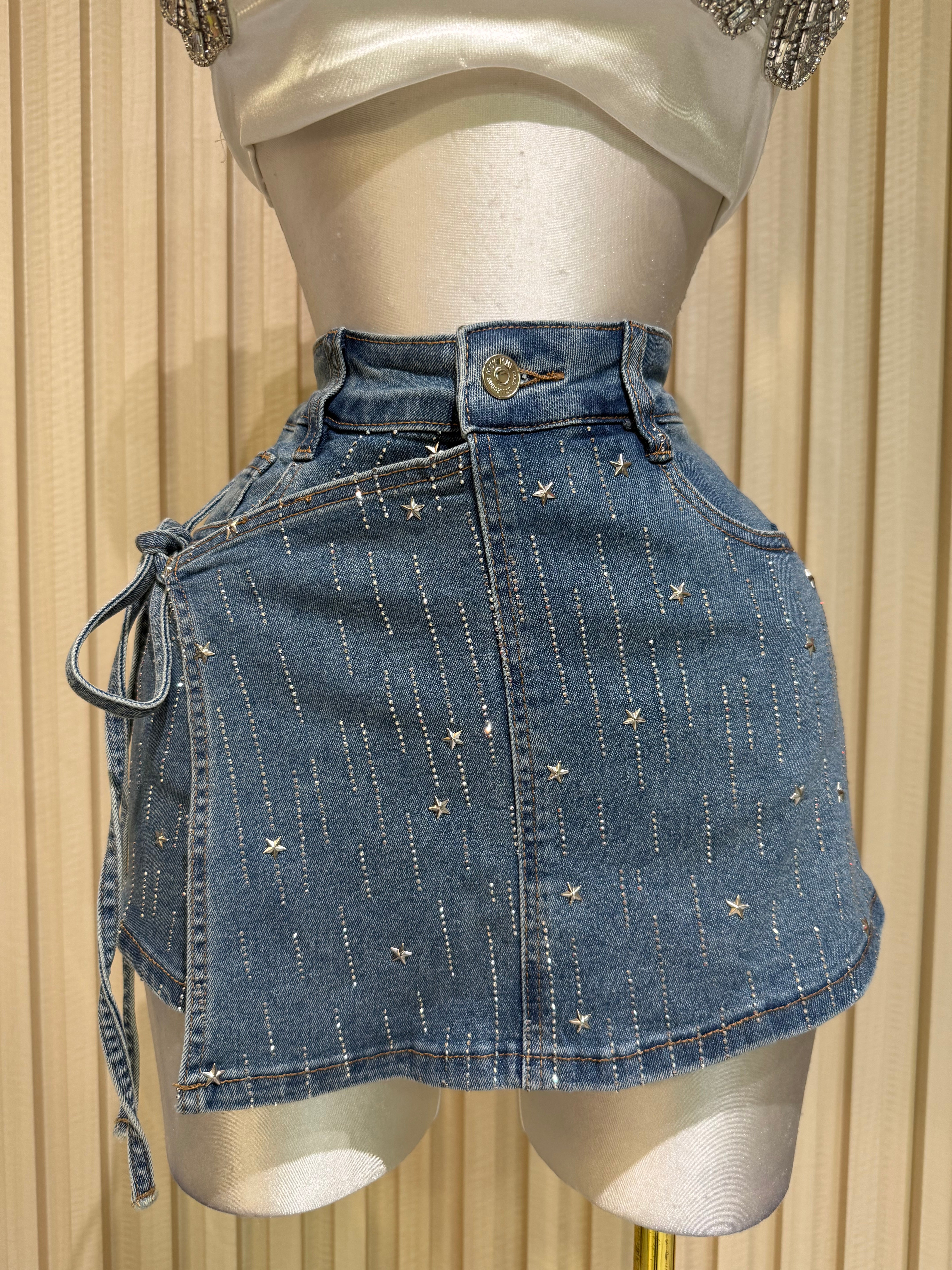 Denim Silver (spandex)