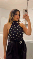 Lunares Halter Top