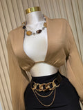 Camel Blouse