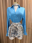 Sequin skirt