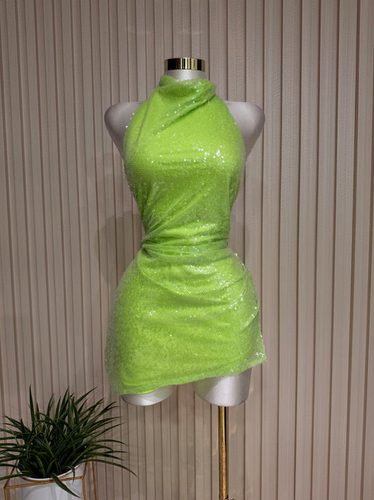 Lime sequin