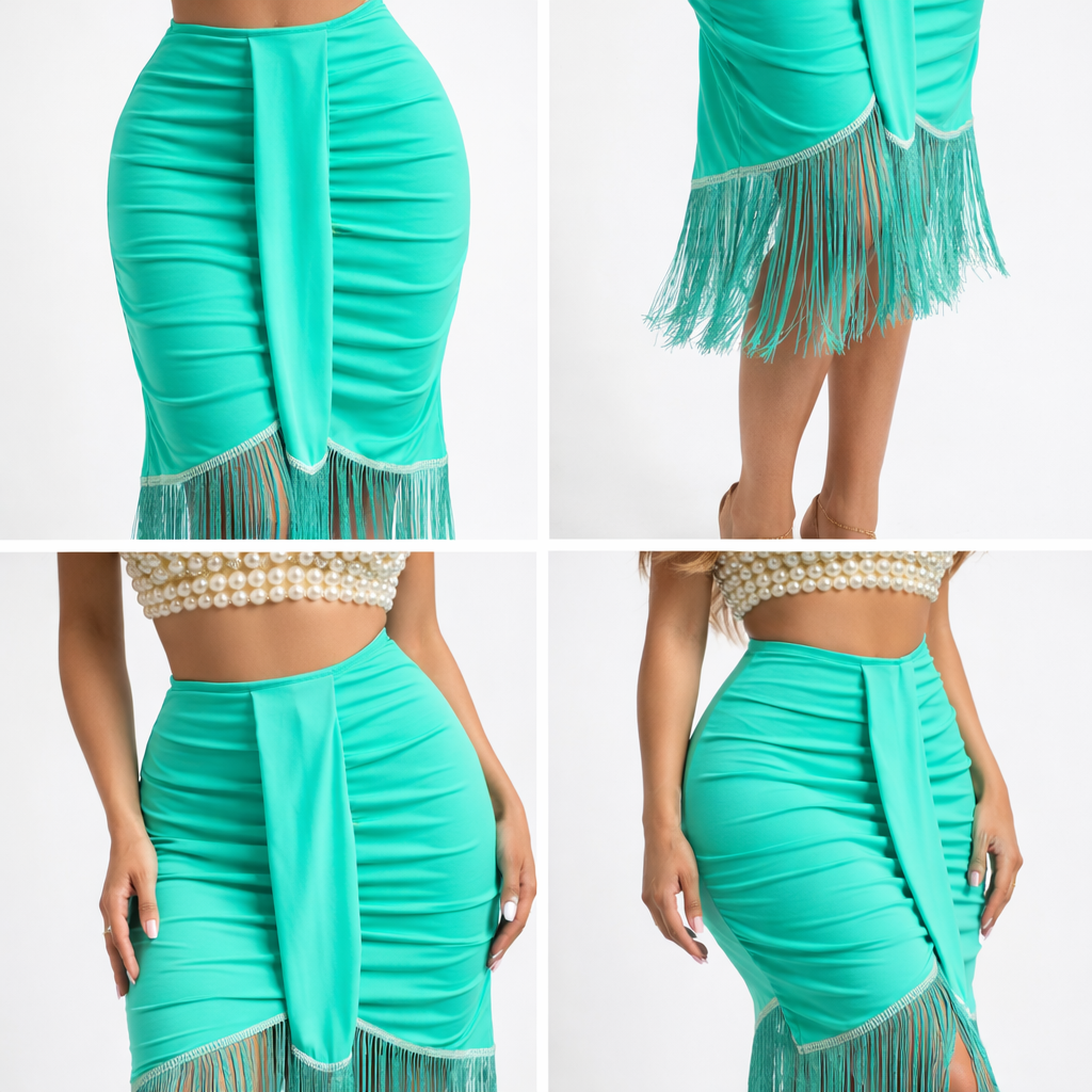Teal Skirt